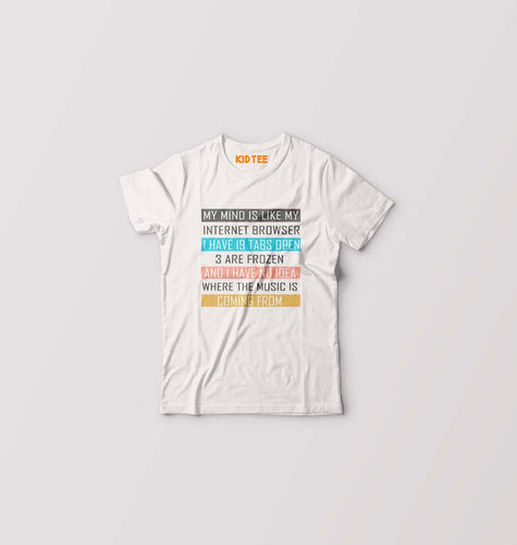 Internet Kids T-Shirt for Boy/Girl-White-Ektarfa.online