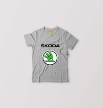 Load image into Gallery viewer, Skoda Kids T-Shirt for Boy/Girl-Grey-Ektarfa.online
