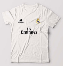 Load image into Gallery viewer, Real Madrid T-Shirt for Men-S(38 Inches)-White-Ektarfa.online
