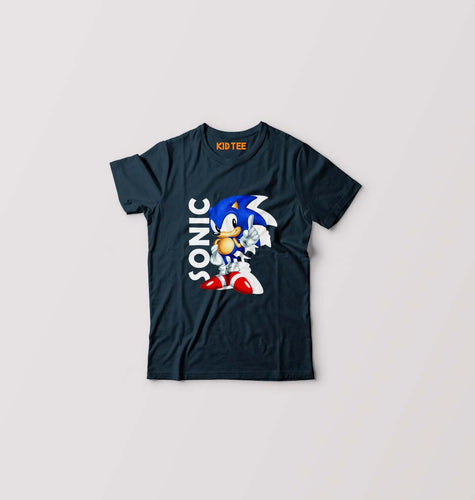 Sonic Kids T-Shirt for Boy/Girl-0-1 Year(20 Inches)-Petrol Blue-Ektarfa.online