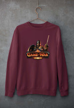 Load image into Gallery viewer, Game of War Unisex Sweatshirt for Men/Women-S(40 Inches)-Maroon-Ektarfa.online
