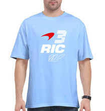 Load image into Gallery viewer, Daniel Ricciardo Oversized T-Shirt for Men-Baby Blue-Ektarfa.online
