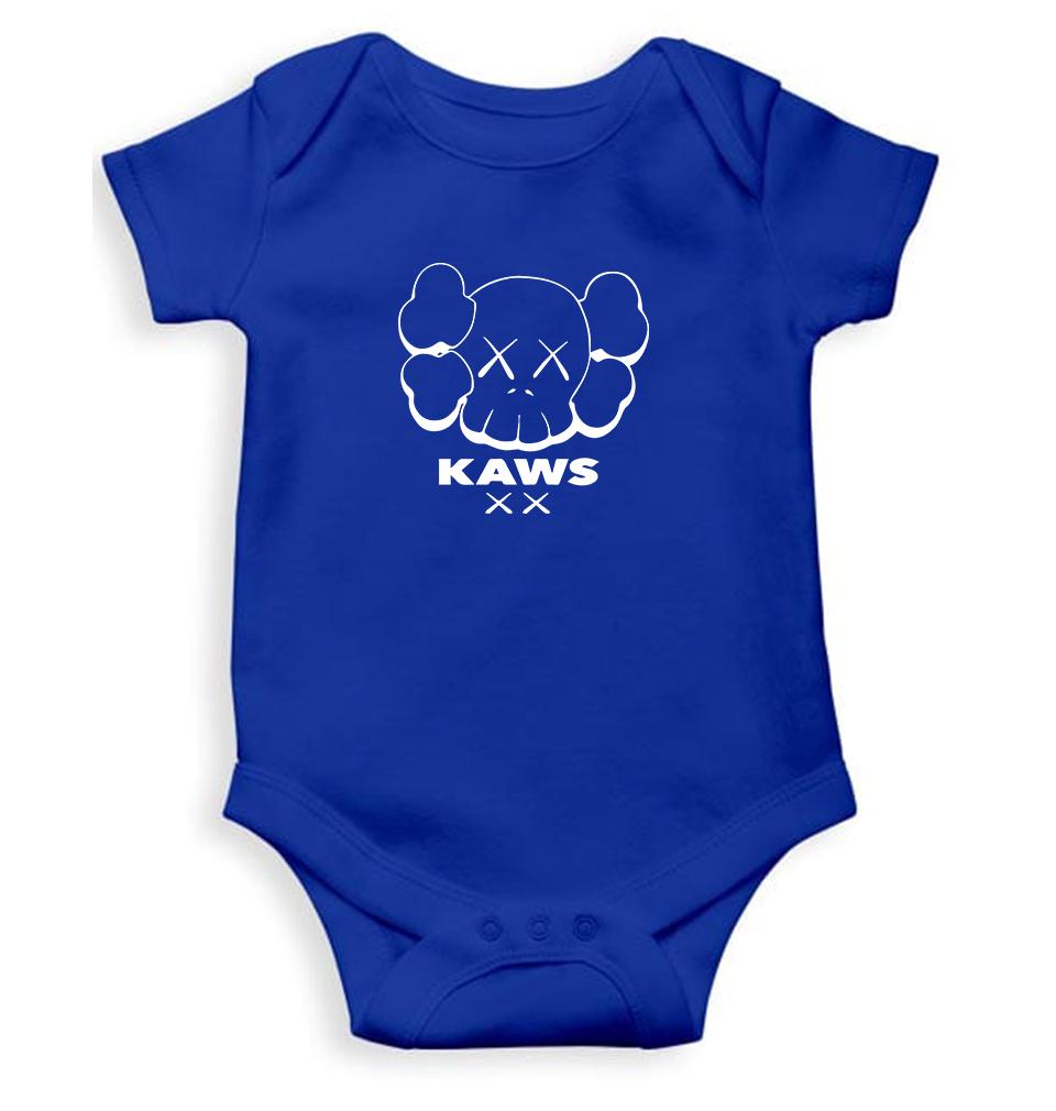 Kaws Kids Romper For Baby Boy/Girl-0-5 Months(18 Inches)-Royal Blue-Ektarfa.online
