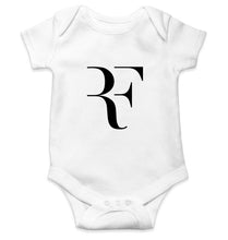 Load image into Gallery viewer, Roger Federer(RF) Kids Romper For Baby Boy/Girl-0-5 Months(18 Inches)-White-Ektarfa.online
