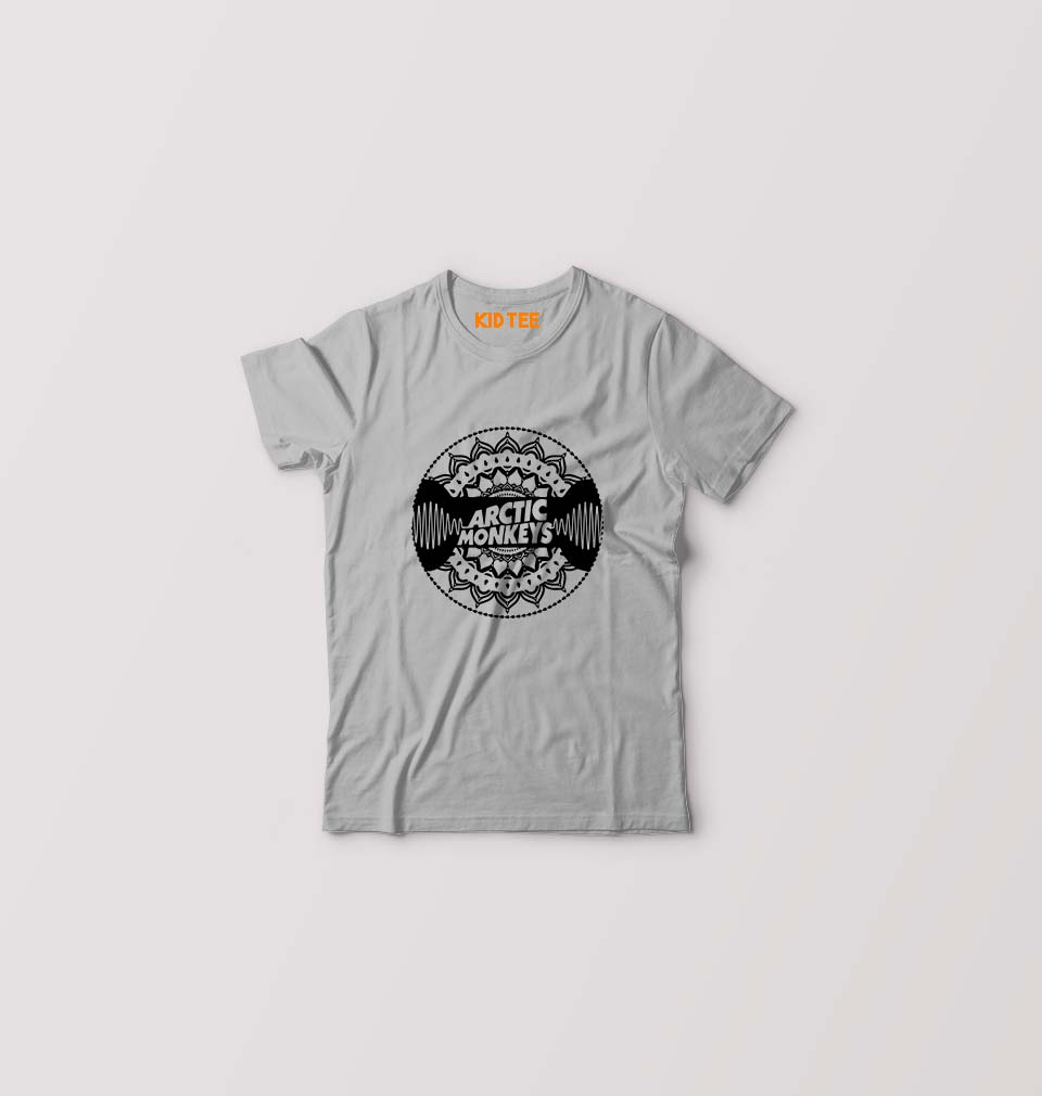 Arctic Monkeys Kids T-Shirt for Boy/Girl-Grey-Ektarfa.online
