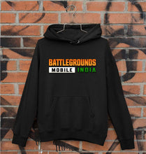 Load image into Gallery viewer, Battlegrounds Mobile India (BGMI) Unisex Hoodie for Men/Women-Black-Ektarfa.online
