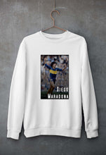 Load image into Gallery viewer, Diego Maradona Unisex Sweatshirt for Men/Women-S(40 Inches)-White-Ektarfa.online

