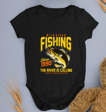 Load image into Gallery viewer, Fishing Kids Romper For Baby Boy/Girl-0-5 Months(18 Inches)-Black-Ektarfa.online
