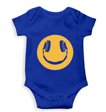 Load image into Gallery viewer, Emoji Headphone Music Kids Romper For Baby Boy/Girl-0-5 Months(18 Inches)-Royal blue-Ektarfa.online
