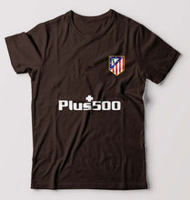 Load image into Gallery viewer, Atletico Madrid 2021-22 T-Shirt for Men-S(38 Inches)-Coffee Brown-Ektarfa.online
