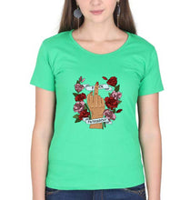 Load image into Gallery viewer, Fuck Patriarchy T-Shirt for Women-flag green-Ektarfa.online
