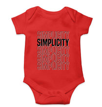 Load image into Gallery viewer, Simplicity Kids Romper For Baby Boy/Girl-0-5 Months(18 Inches)-Red-Ektarfa.online
