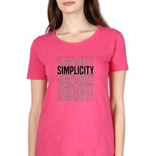 Load image into Gallery viewer, Simplicity T-Shirt for Women-XS(32 Inches)-Pink-Ektarfa.online
