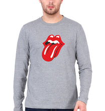 Load image into Gallery viewer, Rolling Stones Full Sleeves T-Shirt for Men-Grey Melange-Ektarfa.online
