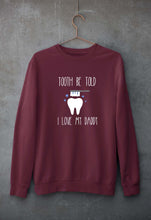 Load image into Gallery viewer, Love Daddy Unisex Sweatshirt for Men/Women-Maroon-Ektarfa.online
