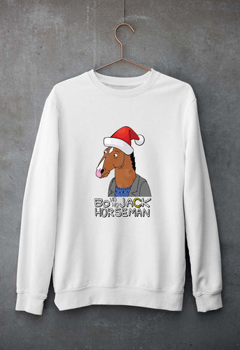 BoJack Horseman Unisex Sweatshirt for Men/Women-White-Ektarfa.online
