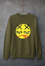 Load image into Gallery viewer, Peg Out Unisex Sweatshirt for Men/Women-Olive Green-Ektarfa.online
