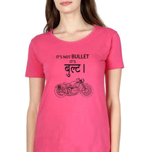 Load image into Gallery viewer, Royal Enfield Bullet T-Shirt for Women-XS(32 Inches)-Pink-Ektarfa.online
