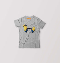 Load image into Gallery viewer, Minion Kids T-Shirt for Boy/Girl-Grey-Ektarfa.online
