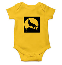 Load image into Gallery viewer, WOLF Kids Romper For Baby Boy/Girl-0-5 Months(18 Inches)-Yellow-Ektarfa.online
