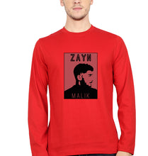 Load image into Gallery viewer, Zayn Malik Full Sleeves T-Shirt for Men-Red-Ektarfa.online

