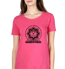 Load image into Gallery viewer, Magnetic fields T-Shirt for Women-XS(32 Inches)-Pink-Ektarfa.online
