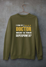Load image into Gallery viewer, Doctor Unisex Sweatshirt for Men/Women-Olive Green-Ektarfa.online
