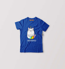Load image into Gallery viewer, Cat Unicorn Kids T-Shirt for Boy/Girl-Royal Blue-Ektarfa.online

