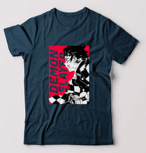 Load image into Gallery viewer, Demon Slayer T-Shirt for Men-Petrol Blue-Ektarfa.online
