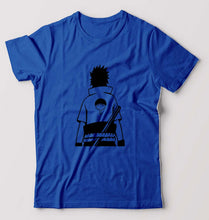 Load image into Gallery viewer, Sasuke Uchiha T-Shirt for Men-S(38 Inches)-Royal Blue-Ektarfa.online
