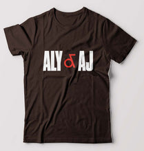 Load image into Gallery viewer, Aly &amp; AJ T-Shirt for Men-Coffee Brown-Ektarfa.online
