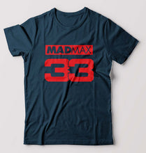Load image into Gallery viewer, Max Verstappen T-Shirt for Men-S(38 Inches)-Petrol Blue-Ektarfa.online
