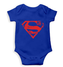 Load image into Gallery viewer, Superman Superhero Kids Romper For Baby Boy/Girl-0-5 Months(18 Inches)-Royal Blue-Ektarfa.online
