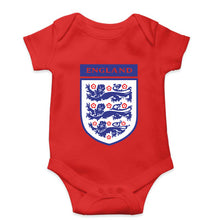 Load image into Gallery viewer, England Football Kids Romper For Baby Boy/Girl-0-5 Months(18 Inches)-Red-Ektarfa.online
