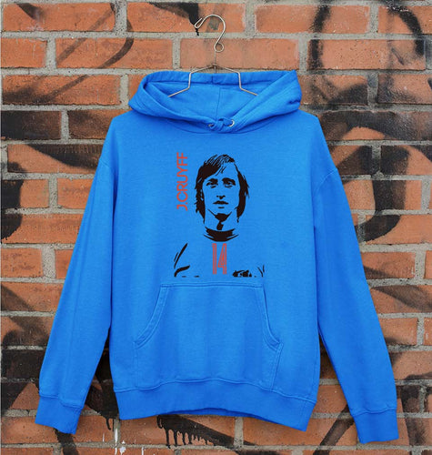 Johan Cruyff Unisex Hoodie for Men/Women-Royal Blue-Ektarfa.online