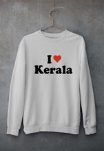 Load image into Gallery viewer, I Love Kerala Unisex Sweatshirt for Men/Women-Grey Melange-Ektarfa.online
