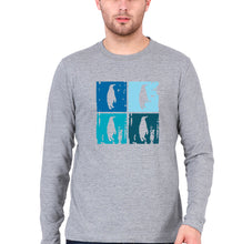 Load image into Gallery viewer, Penguins Full Sleeves T-Shirt for Men-Grey Melange-Ektarfa.online
