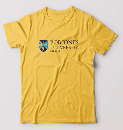 Bob Jones University T-Shirt for Men-Golden Yellow-Ektarfa.online