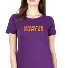 Load image into Gallery viewer, Monster Hunter T-Shirt for Women-Purple-Ektarfa.online
