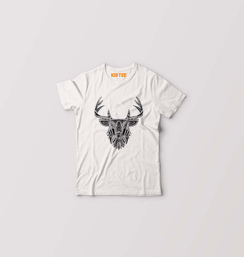 ETHINIC_DEER Kids T-Shirt for Boy/Girl-White-Ektarfa.online