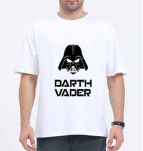 Load image into Gallery viewer, Star Wars Darth Vader Oversized T-Shirt for Men-White-Ektarfa.online
