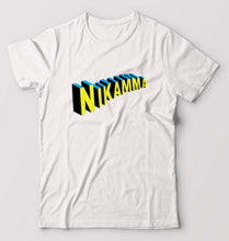 Load image into Gallery viewer, Nikamma T-Shirt for Men-White-Ektarfa.online
