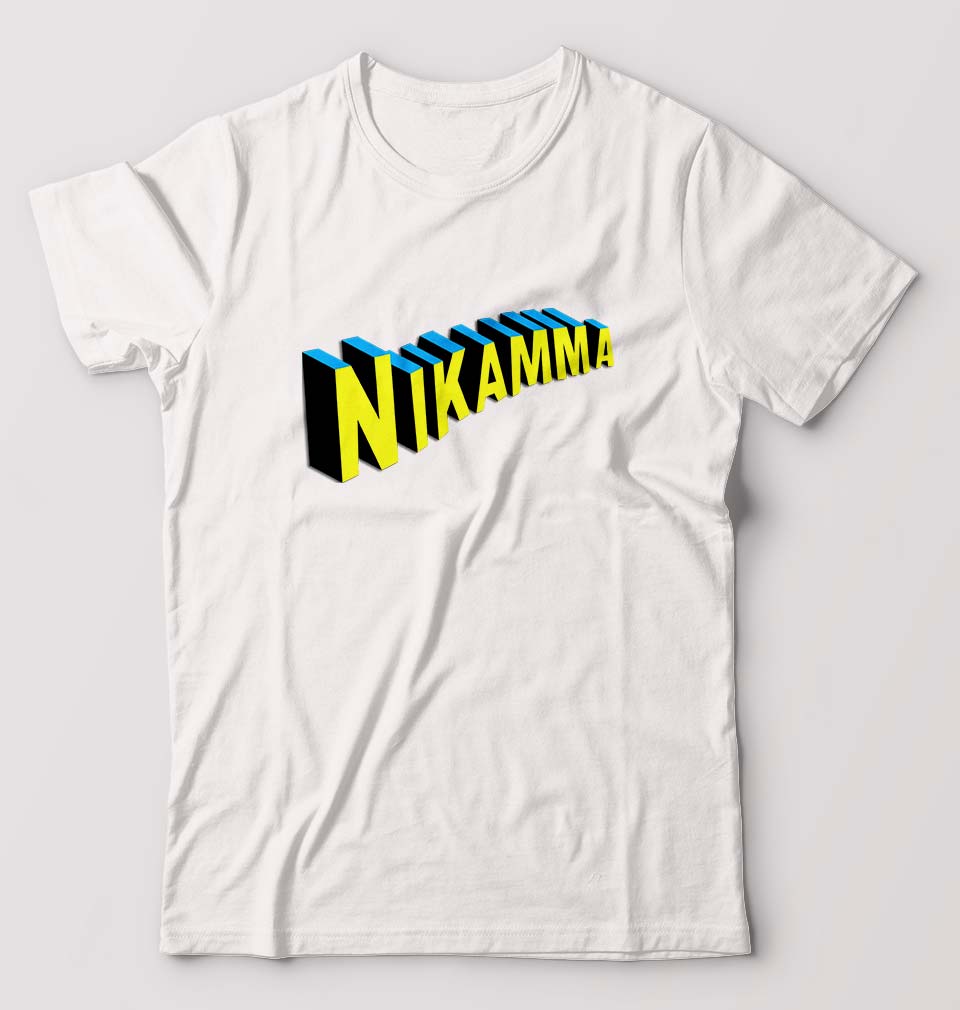 Nikamma T-Shirt for Men-White-Ektarfa.online
