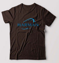 Load image into Gallery viewer, Harman T-Shirt for Men-S(38 Inches)-Coffee Brown-Ektarfa.online
