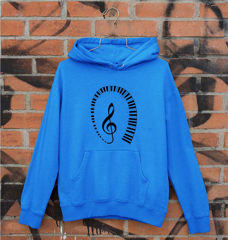 Piano Unisex Hoodie for Men/Women-Royal Blue-Ektarfa.online