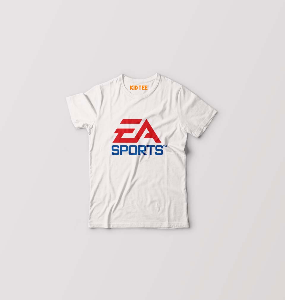 EA Sports Kids T-Shirt for Boy/Girl-White-Ektarfa.online