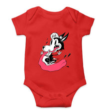 Load image into Gallery viewer, Funny Wolf Kids Romper For Baby Boy/Girl-0-5 Months(18 Inches)-Red-Ektarfa.online
