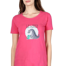 Load image into Gallery viewer, Dinosaur T-Shirt for Women-XS(32 Inches)-Pink-Ektarfa.online
