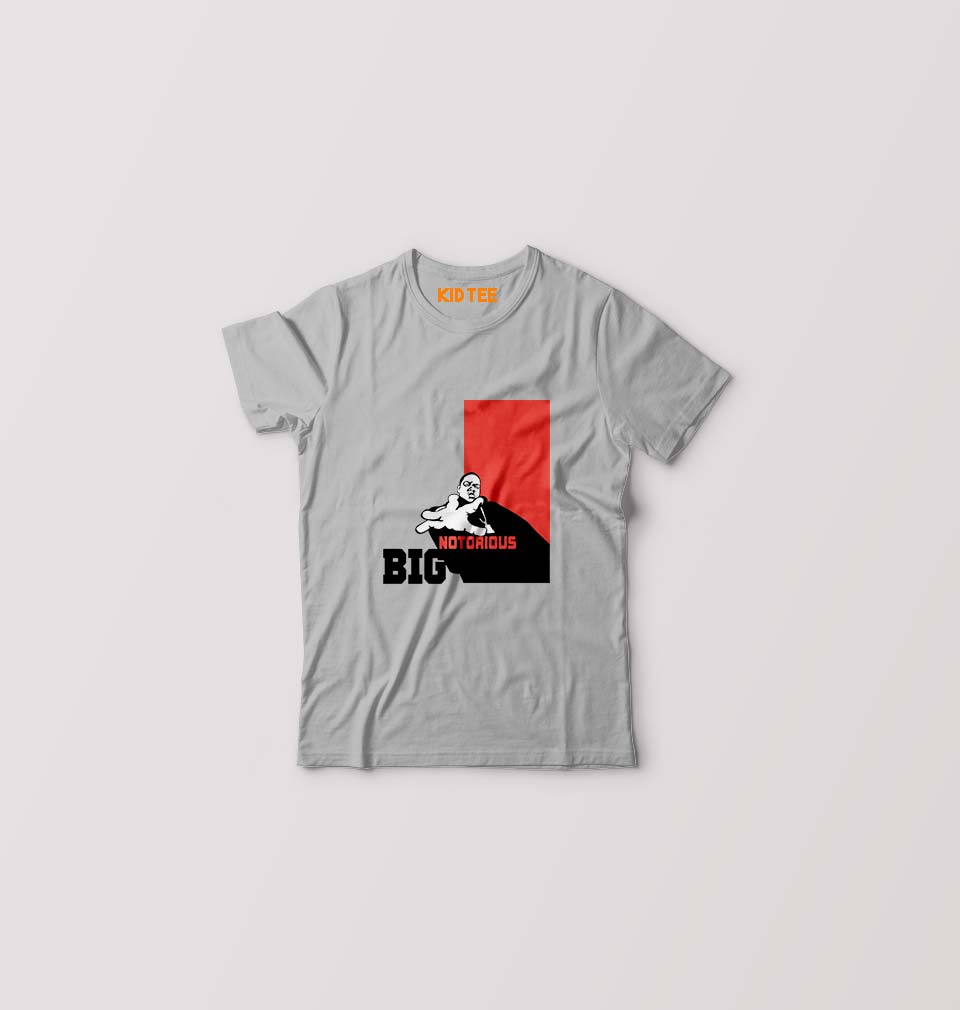The Notorious B.I.G Kids T-Shirt for Boy/Girl-Grey-Ektarfa.online