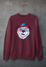 Load image into Gallery viewer, Bear Unisex Sweatshirt for Men/Women-Maroon-Ektarfa.online
